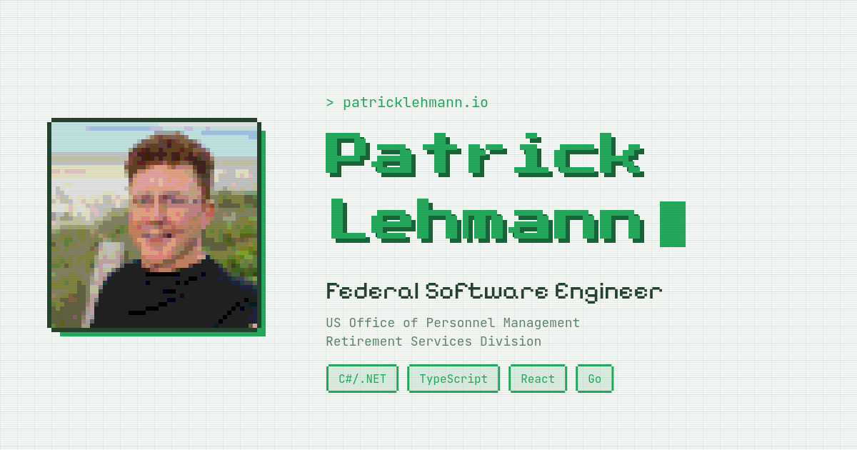 Patrick Lehmann - Full-Stack Software Engineer